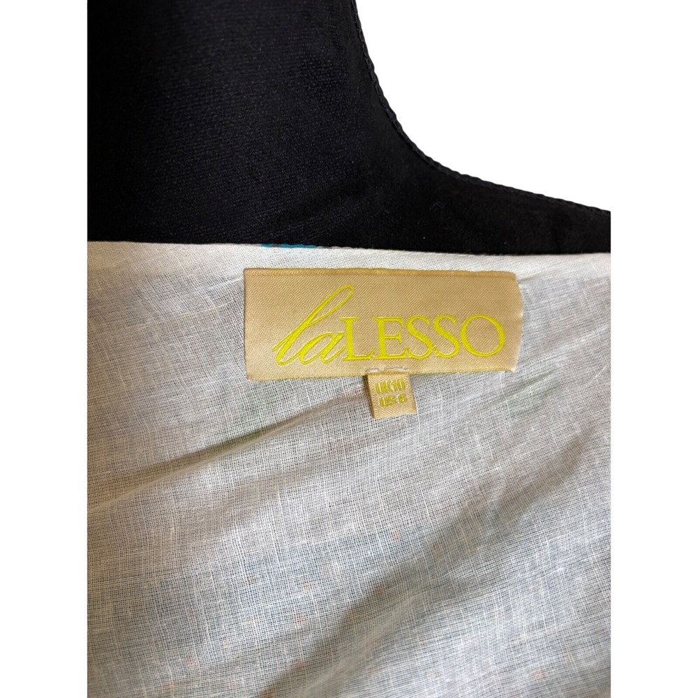 Anthropologie Calesso Maxi Dress V-Neck Open Back Colorful Print Size‎ US 6 - Picture 8 of 8